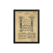 Vintage Gillette TTO Safety Razor Patent Drawing Framed Print - Phoenix Artisan Accoutrements