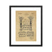 Vintage Gillette TTO Safety Razor Patent Drawing Framed Print - Phoenix Artisan Accoutrements