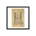 Vintage Gillette TTO Safety Razor Patent Drawing Framed Print - Phoenix Artisan Accoutrements