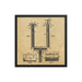 Vintage King C Gillette Patent Drawing 2 - 1904 Framed Print - Phoenix Artisan Accoutrements