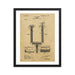 Vintage King C Gillette Patent Drawing 2 - 1904 Framed Print - Phoenix Artisan Accoutrements