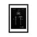 Vintage King Oscillator Patent Drawing Elegant Black Framed Print - Phoenix Artisan Accoutrements