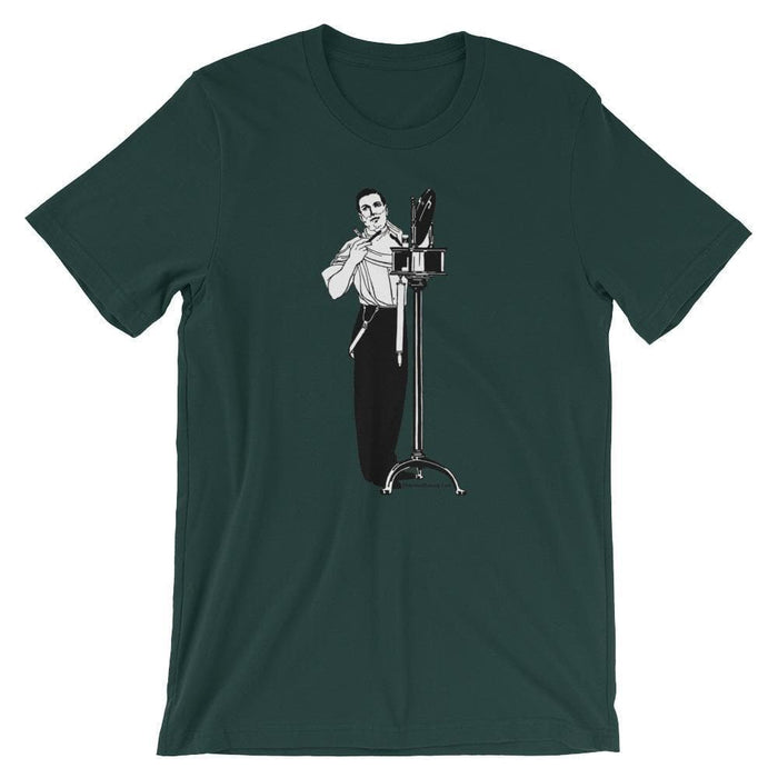 Vintage Shaving Stand Ad 1907 Short-Sleeve Unisex T-Shirt - Phoenix Artisan Accoutrements