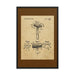 Vintage Walbusch Slant Razor Patent Drawing Framed Print - Phoenix Artisan Accoutrements