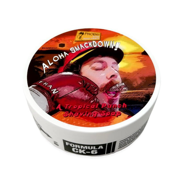 Aloha Smackdown Artisan Shaving Soap | Ultra Premium CK-6 Formula | 4 oz (113 g) - Phoenix Artisan Accoutrements