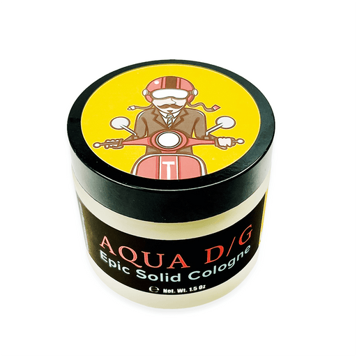 Aqua D/G Solid Cologne | Contains Prickly Pear Oil | A Splash of Cool Confidence - Phoenix Artisan Accoutrements