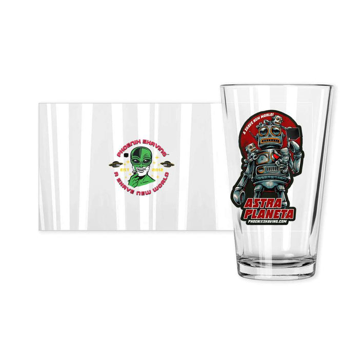 Astra Planeta Pint Glass | Collectible | Made in the USA - Phoenix Artisan Accoutrements