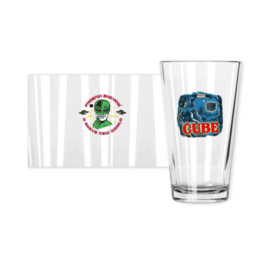 CUBE Pint Glass | Collectible | Made in the USA - Phoenix Artisan Accoutrements