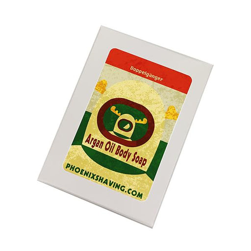 Doppelgänger Tricolor Label Argan Oil Body Soap | Clean, Green, Spicy & Masculine! - Phoenix Artisan Accoutrements