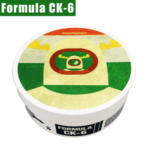 Doppelgänger Tricolor Label Artisan Shave Soap | CK-6 Formula | Clean, Green, Spicy & Masculine! - Phoenix Artisan Accoutrements