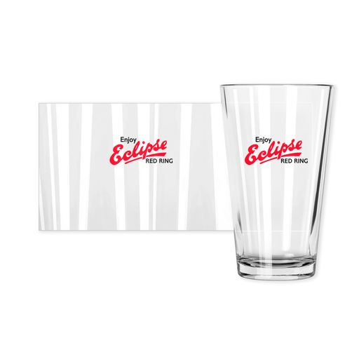 Eclipse Red Ring Pint Glass | Collectible | Made in the USA - Phoenix Artisan Accoutrements