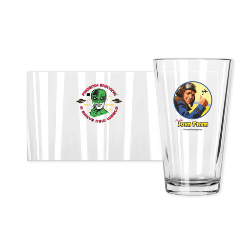 John Frum Pint Glass | Collectible | Made in the USA - Phoenix Artisan Accoutrements