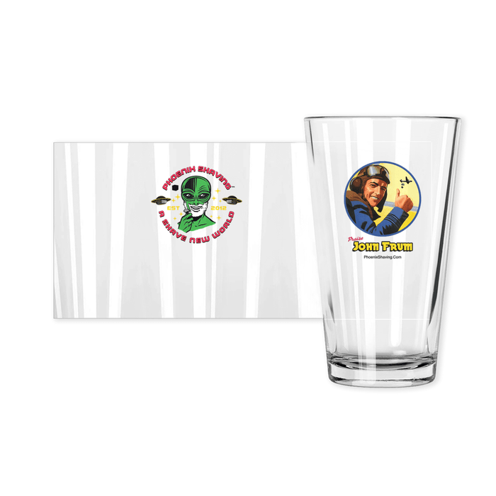 John Frum Pint Glass | Collectible | Made in the USA - Phoenix Artisan Accoutrements