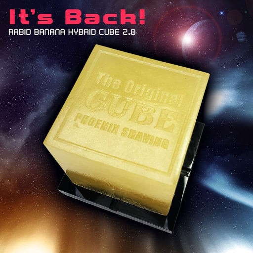 Rabid Banana Hybrid CUBE 2.0 Preshave Soap | Contains Banana Oil! - Phoenix Artisan Accoutrements