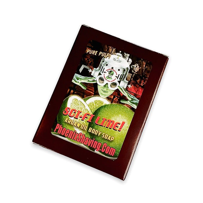 Sci-Fi Lime Moroccan Argan Oil Body Soap | Invigorating, Uplifting & Energetic! - Phoenix Artisan Accoutrements