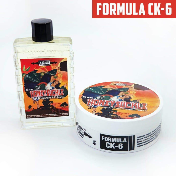 Son Of Honeysuckle Artisan Shave Soap & Aftershave | Japanese Honeysuckle | CK-6 Bundle Deal | 4oz - Phoenix Artisan Accoutrements