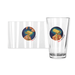 Vintage Butterfly Razor Pint Glass | Collectible | Made in the USA - Phoenix Artisan Accoutrements